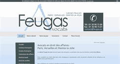 Desktop Screenshot of feugas-avocats.com