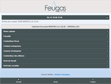 Tablet Screenshot of feugas-avocats.com